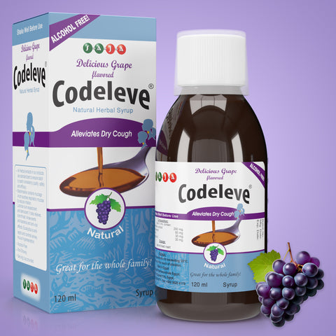 Codeleve® - Natural Herbal Dry cough syrup | 120 mL