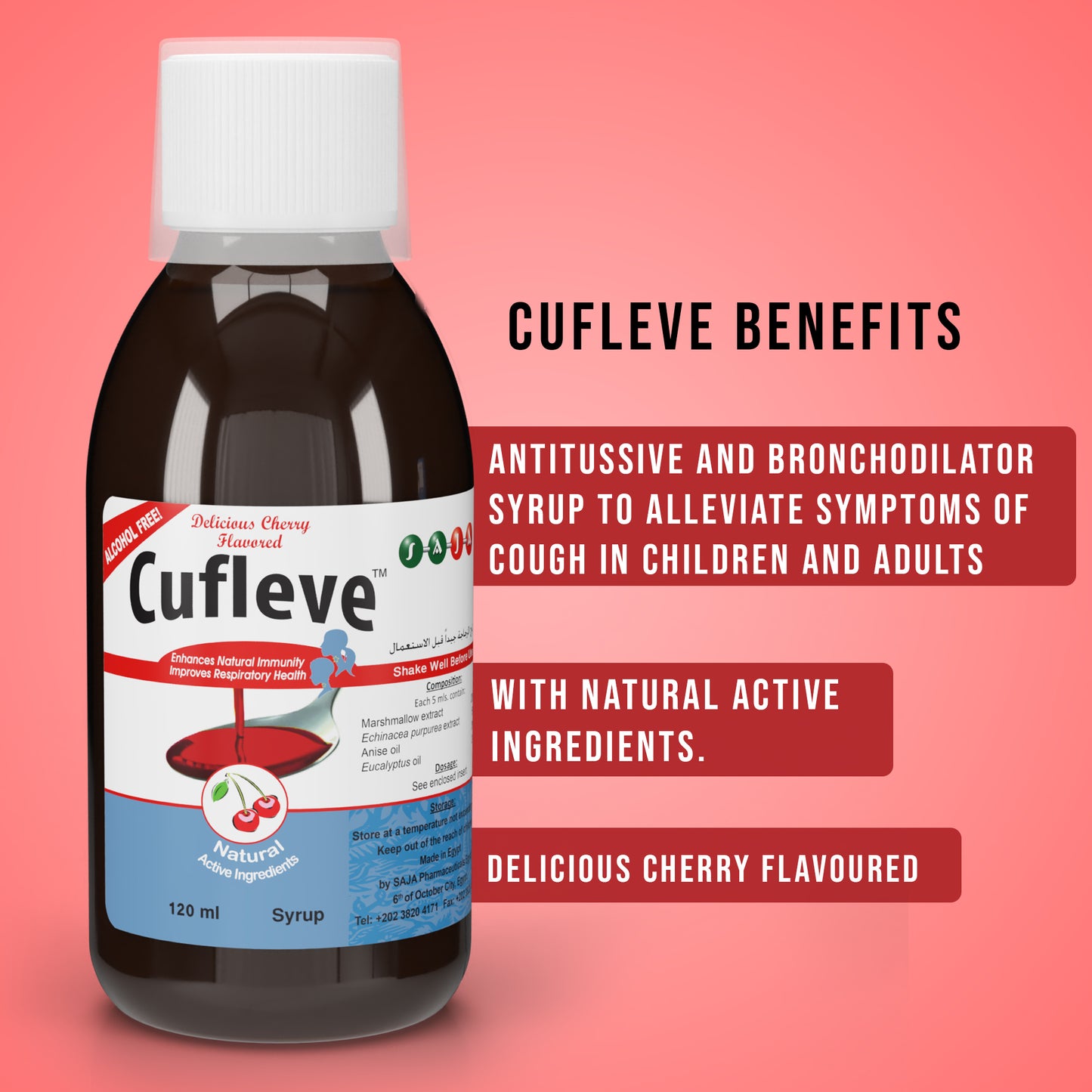 Cufleve™ - Enhances Natural Immunity Syrup |  120ml