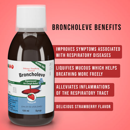 Broncholeve® - Natural Herbal Syrup | 120ml