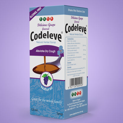Codeleve® - Natural Herbal Dry cough syrup | 120 mL